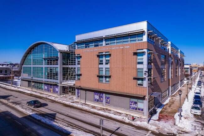 Bradley Tech High School in Walker's Point received a C- from Niche.