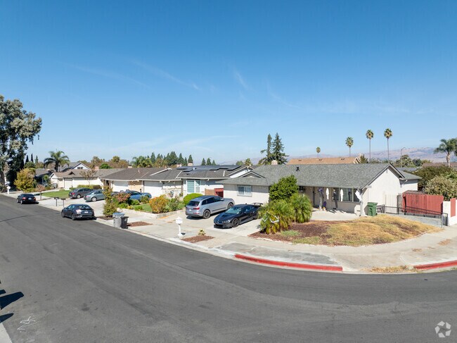 Dove Hill features a charming row of classic ranch-style homes in a peaceful setting.