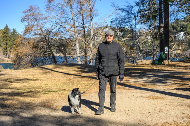 Take a stroll along the water at Lake Gregory Fitness Trail in Crestline.
