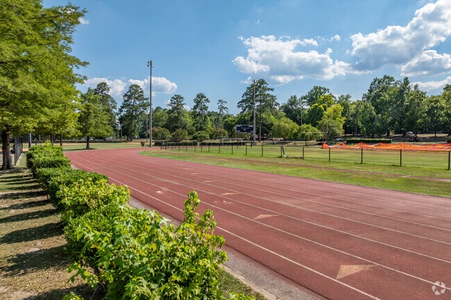 The Track field at Lakebottom Park in Saint Elmo Weracoba is also shared with the local school.