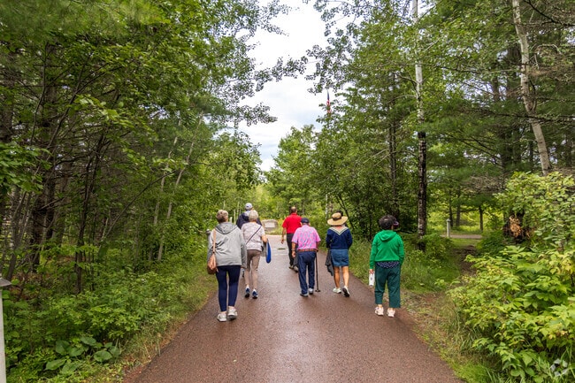 Two Harbors residents can explore nature trails in Gooseberry Falls State Park, just a 13 mile drive up the coast.