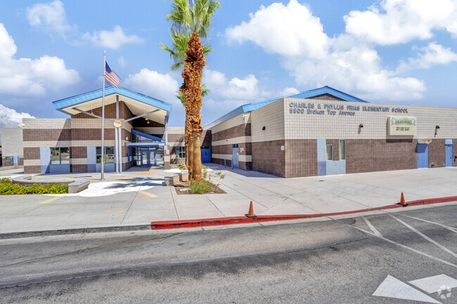 Charles & Phyllis Frias Elementary School serves students from Pre-K through 5th grade.