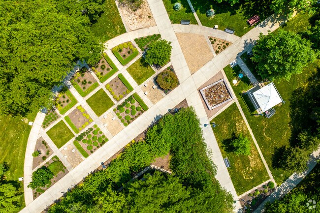 The gardens of Charles Gabus Memorial Tree Park & Garden offer a green side of Urbandale.