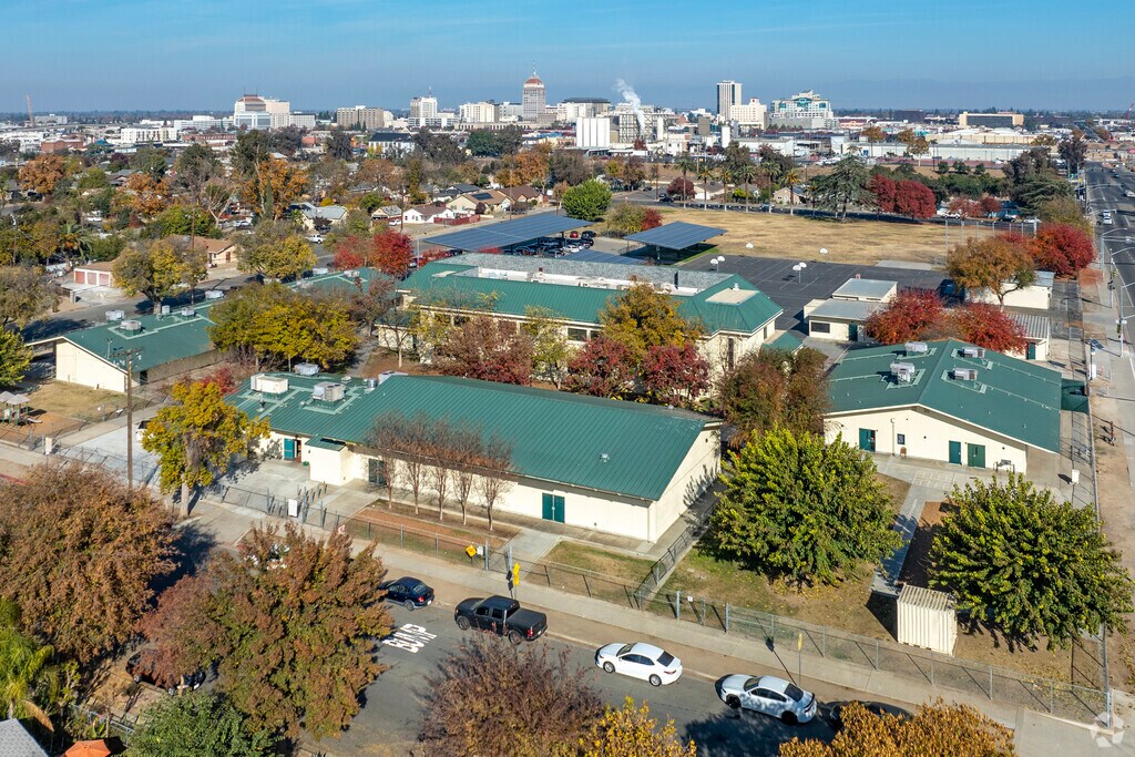 Downtown as seen from Lincoln Elementary School in Fresno.