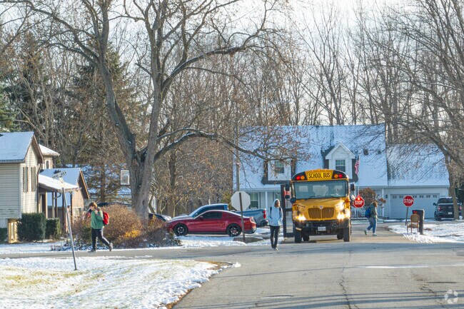Students can take the bus to and from school in Richmond.