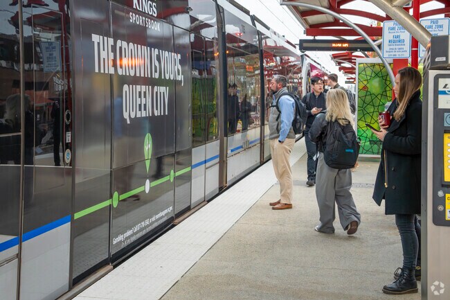 Lightrail is an easy and convenient carless transit option in Sugar Creek.