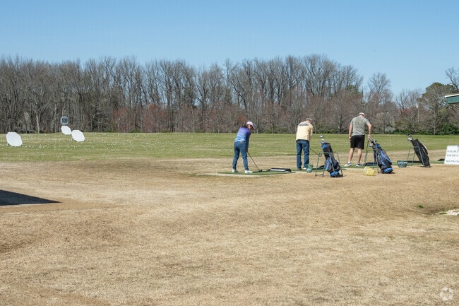 There are small golf courses located all around the Saxon neighborhood.