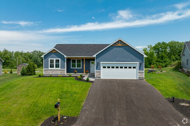 Ranch style homes are another very common home style found in the  Lakeland section of Geddes.