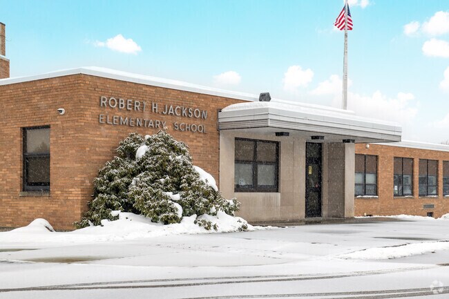 Robert H. Jackson Elementary School in Frewsburg is recognized for its safe campus and strong educational environment.