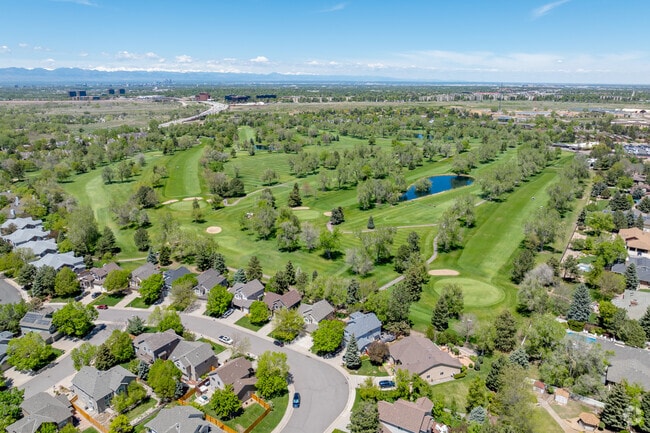 Meadow Hills is known for its beautiful golf course on the banks of the Cherry Creek