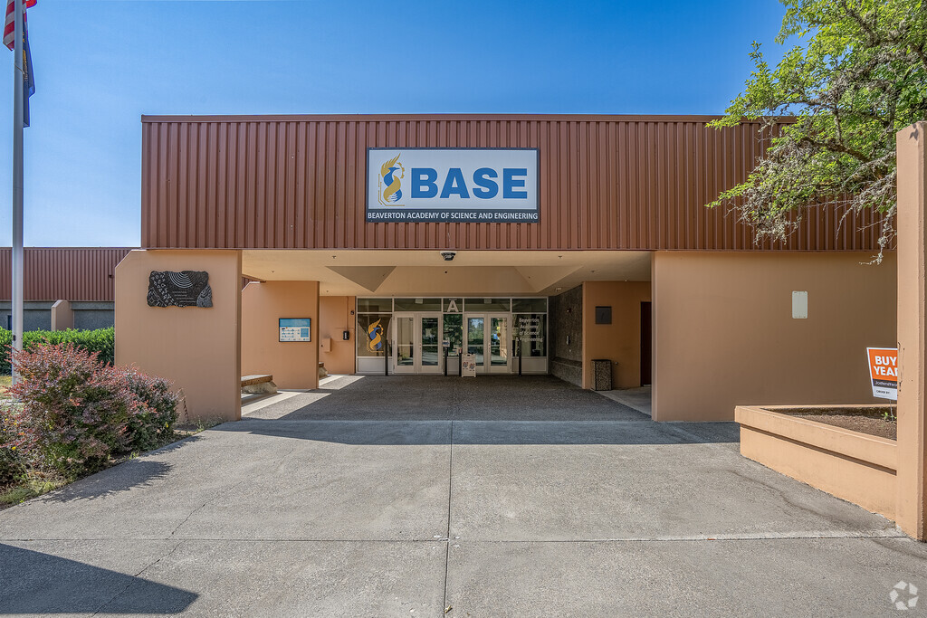 Beaverton Academy of Science & Engineering entrance in Beaverton, Oregon.