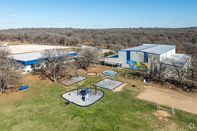 Kids of all ages love the playground at Burleson Adventist School.