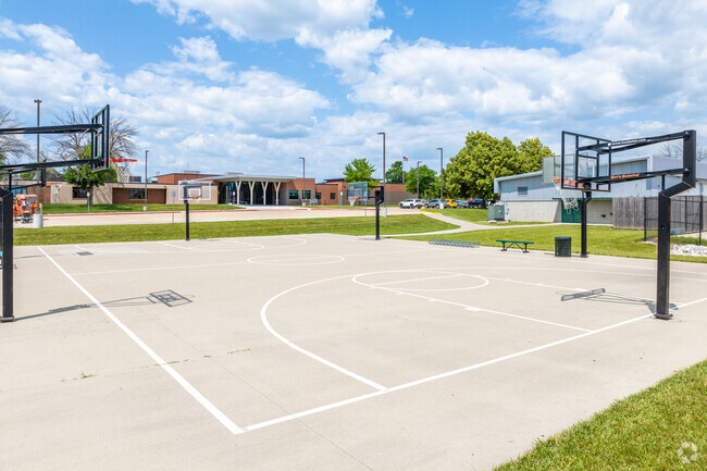 Catch a game of basketball at Woodside Middle School.