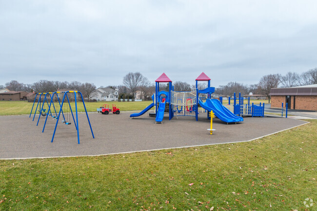 Your kids will never want to leave the playground at Thomas Jefferson Elementary School.