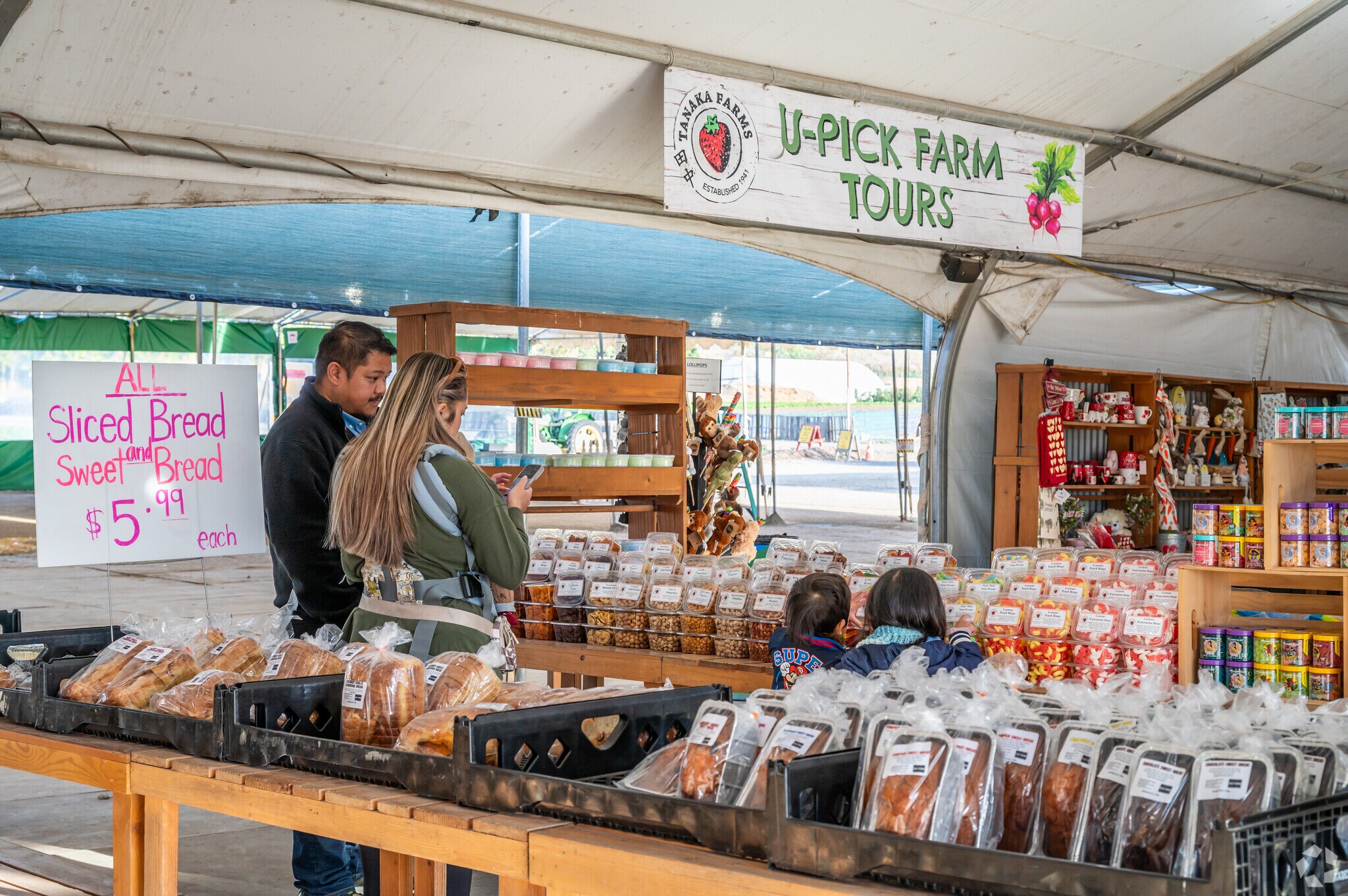 Turtle Rock can stop by Tanaka Farms to pick up fresh produce and baked goods.