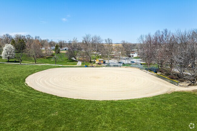Barry Plate Park baseball field at Barry Harbour.