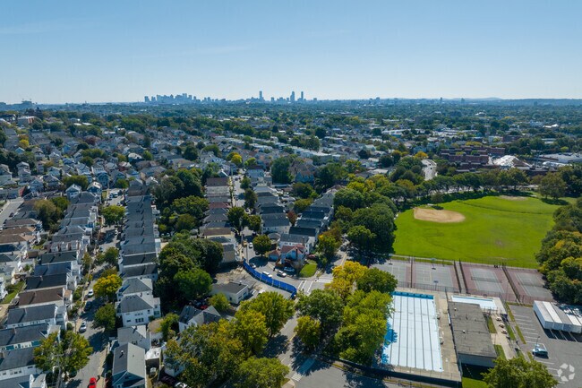 West Somerville is a convenient seven miles from downtown Boston.