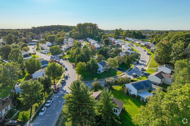 Milford Mill is nestled among tall trees, giving residents a greater sense of privacy.
