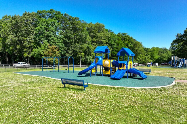 Kids enjoy playing on this playground in Eatontown.