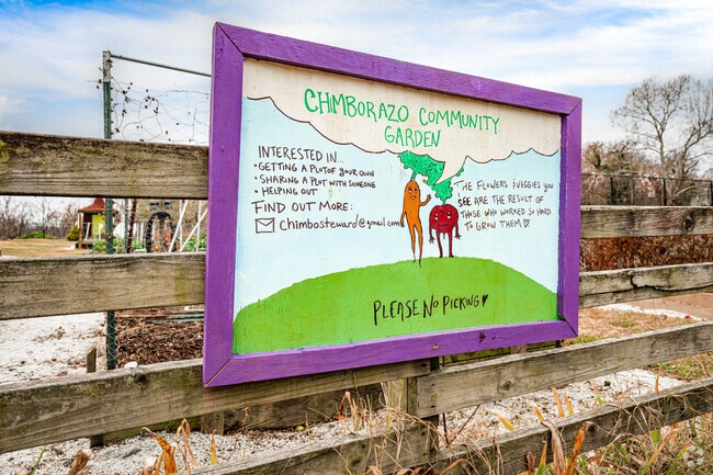 Chimborazo Community Garden offers information on how to participate.