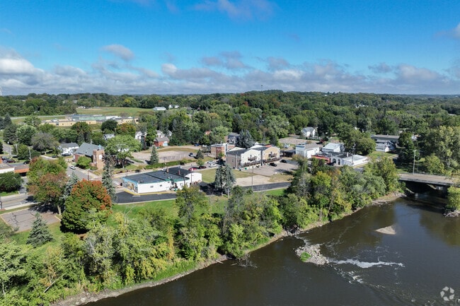 The city of Rockford lines the banks of the Crow River, giving businesses and some homes riverfront views.