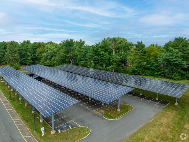 Marlboro Middle School uses solar power for much of its electricity needs in Morganville.