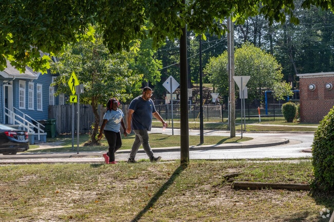The long walking path in Lakebottom Park is a favorite feature amongst East Highland residents.