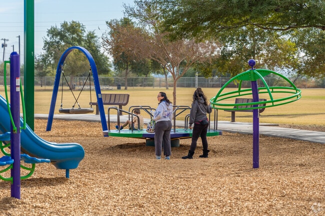 Parents can enjoy quality time playing with their kids at Sundance Park in Buckeye.