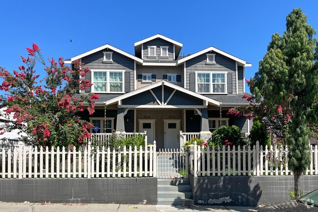 Newer homes in Uptown Whittier blend modern design with historic character.