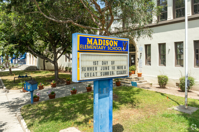 Madison Elementary is located at 515 Ashtabula St., Pasadena, CA 91104.