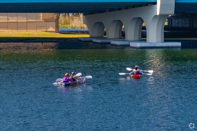 Lake Ivanhoe has a kayak launch accessible to Park Lake Highland residents.
