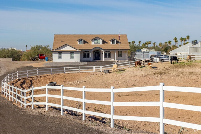 Some homeowners in Apache Junction have enough land to keep horses and cows.