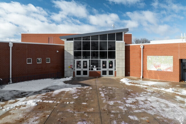 Here is the main entry for Linwood Elementary School.