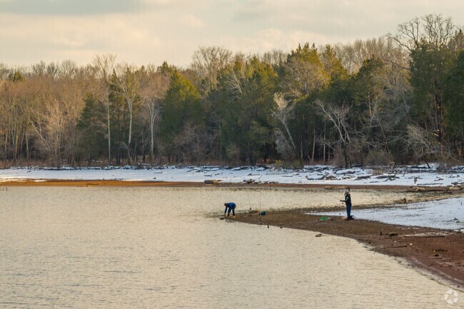 Fisherman can catch their dinner at Poole Knob Recreation Area.