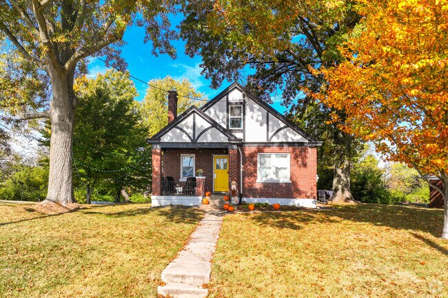 Tudor-style homes in Highland Heights add charm to residential streets near the university.