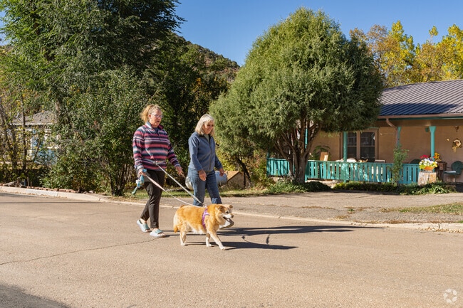 A Beulah Valley mother and her daughter enjoy a brisk walk around the neighborhood.