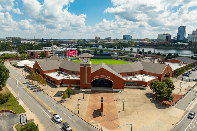 Downtown Argenta is home to Dickey-Stephens Park, home of the Arkansas Travelers.