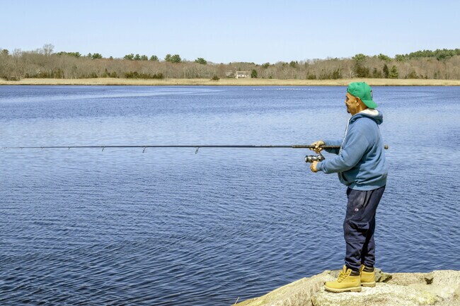 Fishing at Dighton Rock State Park brings fun to everyone in the Berkley Bridge/Lower Berkley neighborhood.