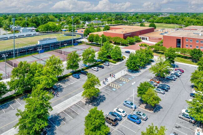 Norview High School’s suburban campus and royal blue school spirit reflect the vibrant energy of nearby Elmhurst.