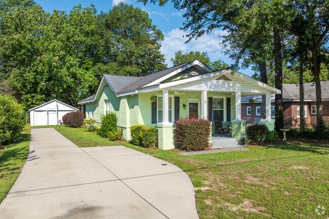 Hampton Park comprises several neighborhoods with beautifully restored Craftsman bungalows.