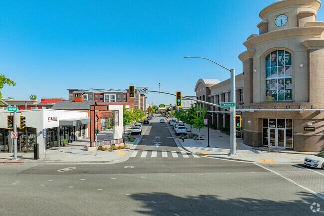 Downtown Redding is within walking distance of Greenwood.