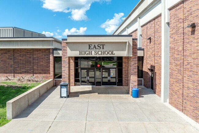 Lincoln East High School has 2,268 students in grades 9-12.