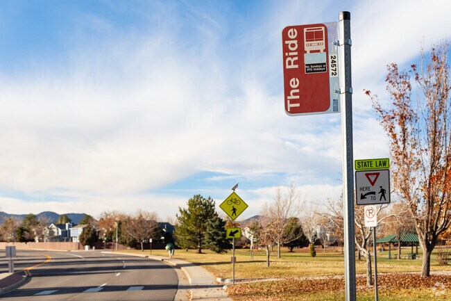 Powderhorn is served by The Ride bus system, providing local transit options.