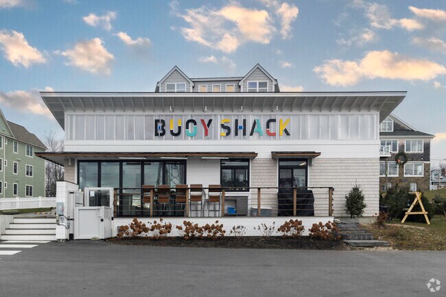 Savor Maine's freshest lobster roll and enjoy waterfront views at BUOY SHACK on Badgers Island.