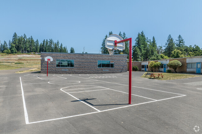 The Basketball Court at Holcomb Elementary School in Park Place.