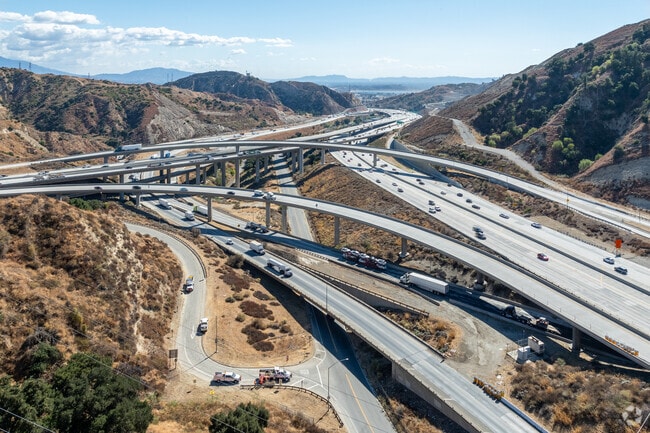 The 14 and 5 freeways connect Santa Clarita to the rest of Southern California.