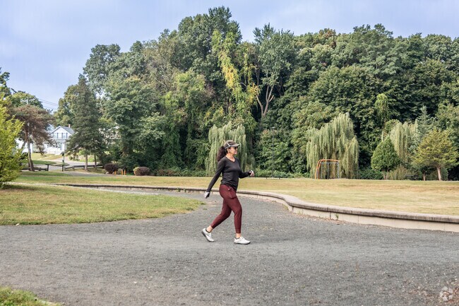 Union Pond is a lovely park perfect for a walk or hike in Robertson.