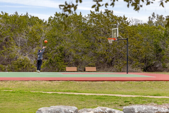 Shoot some hoops at Circle C Metropolitan Park in Legend Oaks.