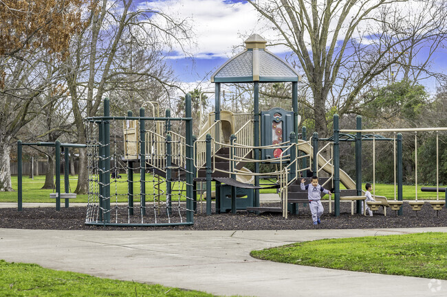 Your kids will not want to leave the playground at Bellview Park.