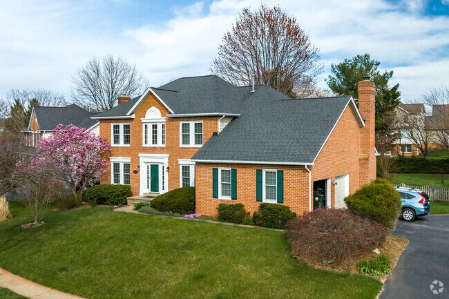 Brick Colonial Revival homes are a common sight in Whittier.